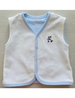 Idilbaby Boy Baby Little Angel Reversible Sleeveless Vest