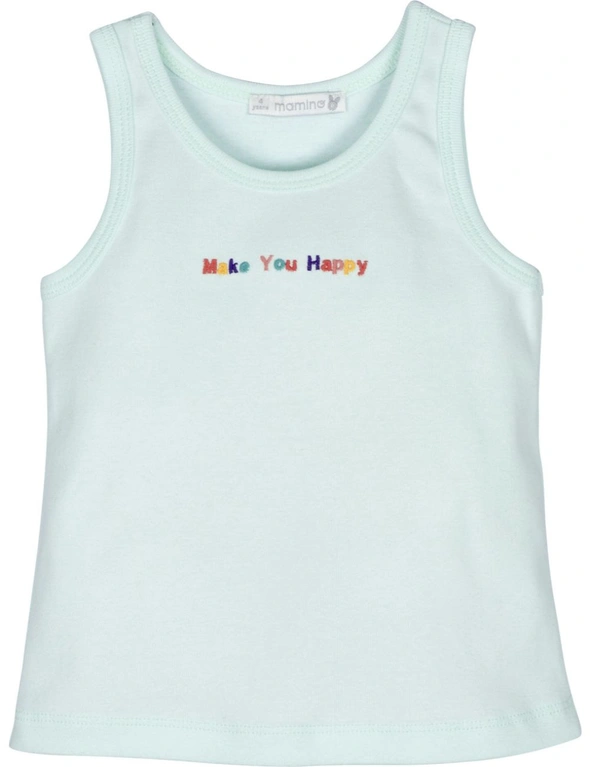 Mamino Girl Dreams Singlet with Embroidery, hi-res image number null