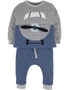 Mamino Baby Boy Plane Pant & Long Sleeves Sweatshirt 2 Pieces Set - 18-24 months, hi-res
