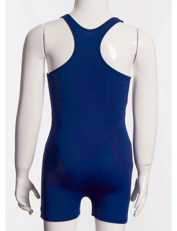 Aqua Perla Girl Racer Blue SPF50+ Racing Swimwear, hi-res image number null
