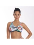 Aqua Perla Womens Raymonda Printed Bikini Top with Drawstring SPF 50+ - 44 (16 or XXL), hi-res