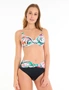 Aqua Perla Womens Rayuela Printed Wired Bikini Top SPF 50+ - 44 (16 or XXL), hi-res