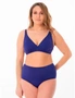 Aqua Perla Womens Caroline Blue Bikini Bottom Plus size Spf50+ - XXXXX-Large, hi-res