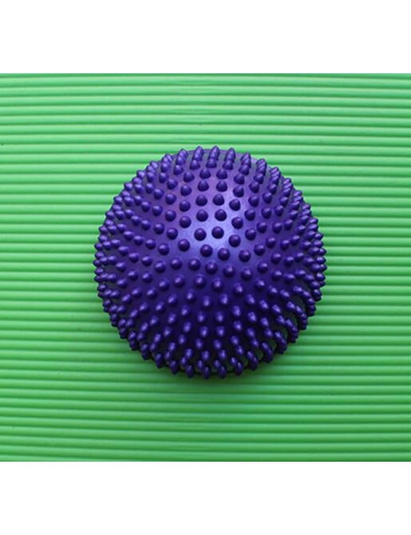 16cm Inflatable Massage Yoga Ball - Purple, hi-res image number null