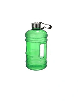 2 Litre Sports Water Bottle Home Gym Fitness Workout Bpa-Free Drink Bottle - Green
