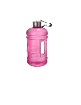 2 Litre Sports Water Bottle Home Gym Fitness Workout Bpa-Free Drink Bottle - Pink