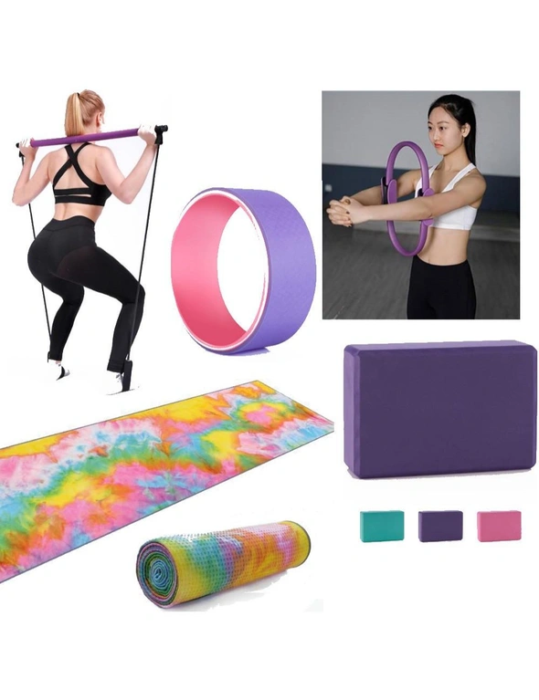 Yoga And Pilates Kit For Women- Standard, hi-res image number null