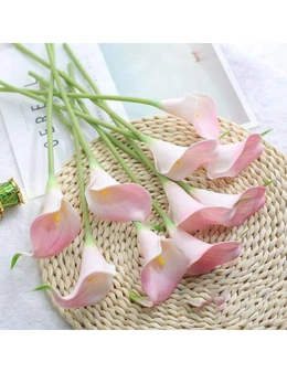Calla Lillies Artificial Flowers Home Decor - Pink