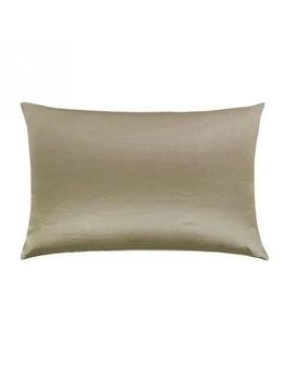 Silk Pillowcase Luxury Bedding Soft Pillowslip - Khaki