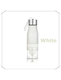 Infuser Water Bottle 650Ml Capacity Drinkbottle - White