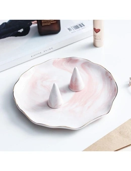 Ring Dish Jewellery Storage Tray Nordic Home Decor- Pink