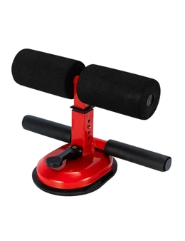 Red/Black Sit Up Push Up Fitness Equipment Home Gym Portable Suction Cup Exerciser - Red Black