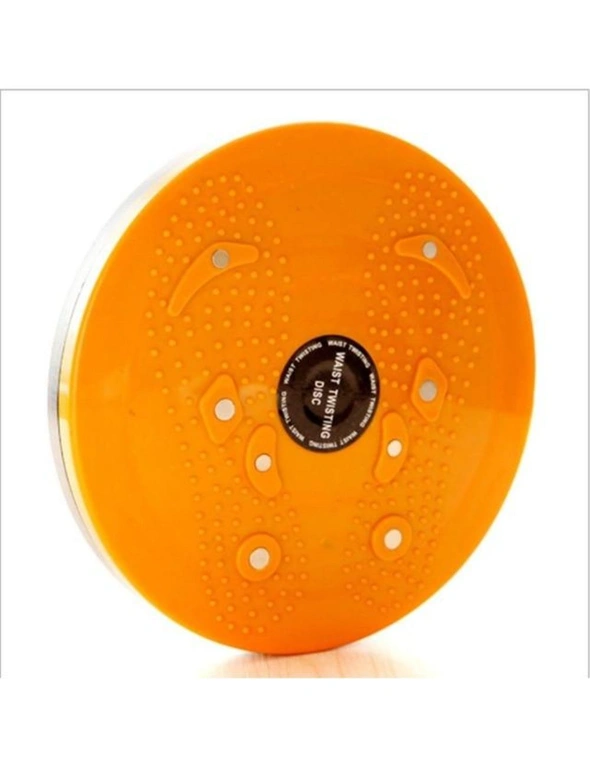 Twist Disc Home Gym Fitness Balance Board 360 Degree Spinning Plate - Orange, hi-res image number null