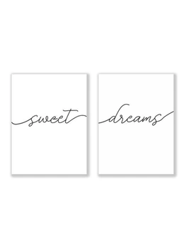 Sweet Dreams Canvas Prints Simple Wall Art Home Decor- 30x40 cm