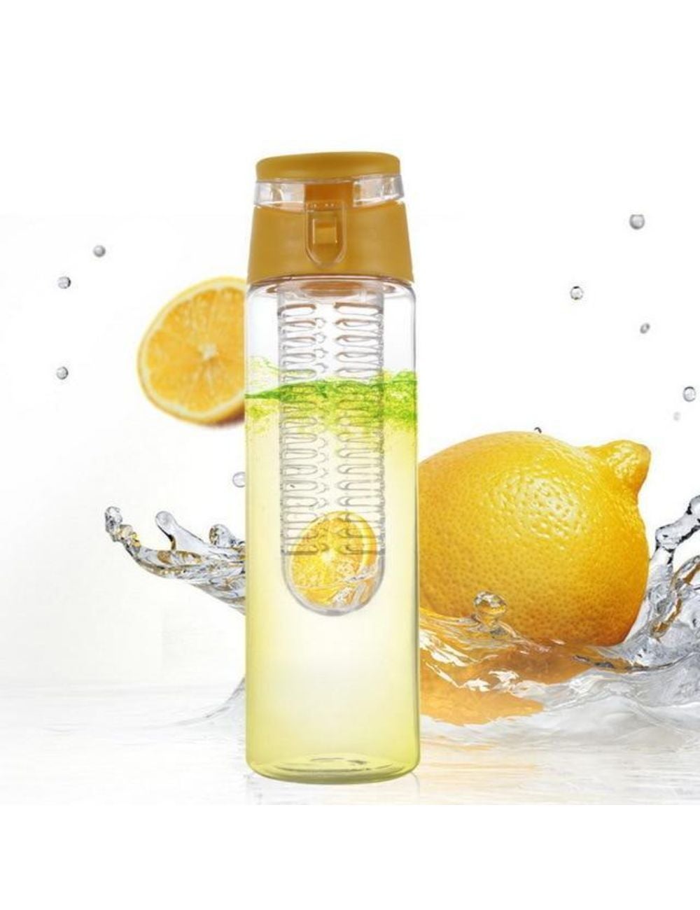 Fruit Infusing Water Bottle - Yellow | Rockmans