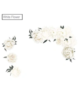 Unicorn and flower girls nursey wallpaper- White Flower