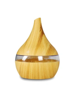 Humidifiers Portable 300ml Usb Ultrasonic Aroma Diffuser With Seven-Colour Led- Light Wood
