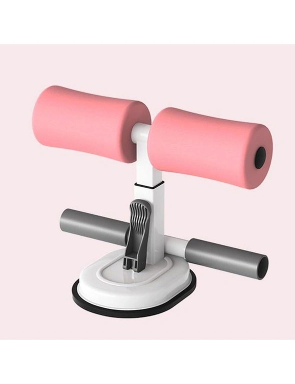 Fitness Sit Up Assistant Home Gym Exercise Device Ab Toning Tool - Pink/Grey, hi-res image number null