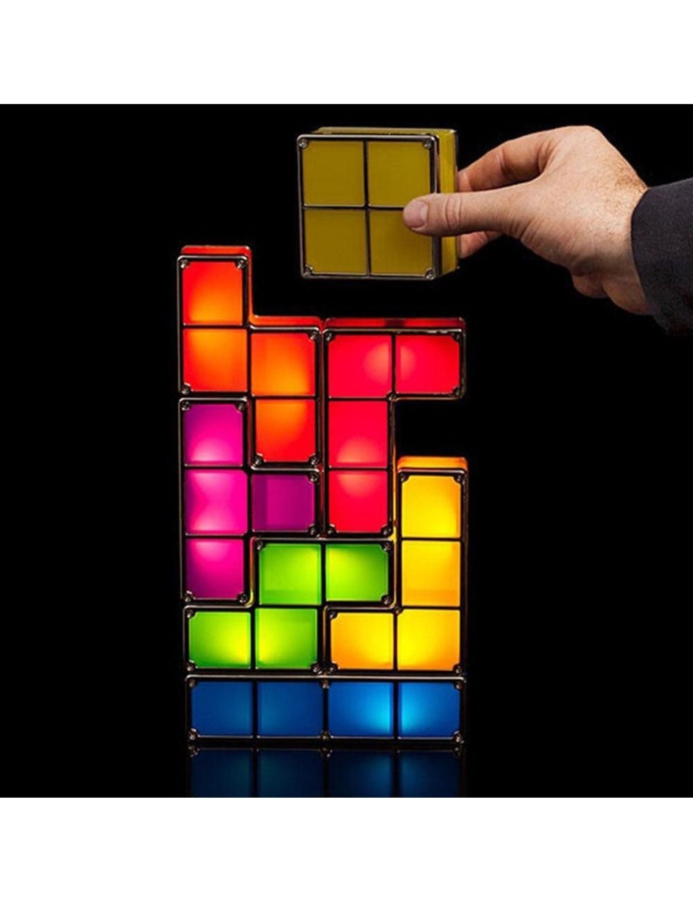 led tetris blocks