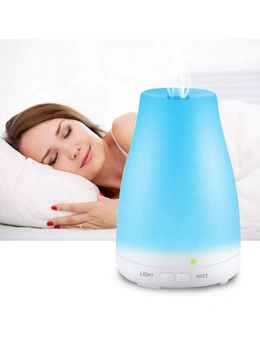 Colour Changing Essential Oil Diffuser Ultrasonic Humidifier Aromatherapy Led Light- White