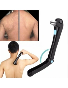 Electric Shavers Back Shaver Hair Razor Cordless 180 Degrees Folding Body Trimmer Removal Tool - Skin