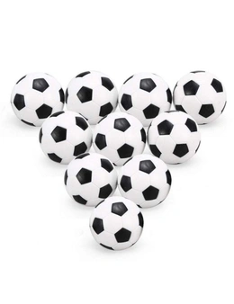 2 Sets of 12Pcs Indoor Table Soccer Balls Replacement 32Mm Mini Footballs Foosball Kids Adults - Black