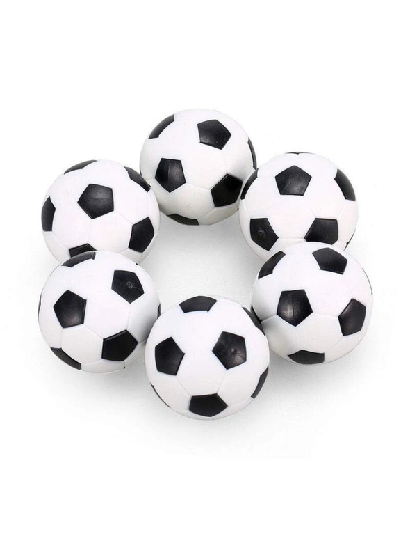 2 Sets of 12Pcs Indoor Table Soccer Balls Replacement 32Mm Mini Footballs Foosball Kids Adults - Black, hi-res image number null