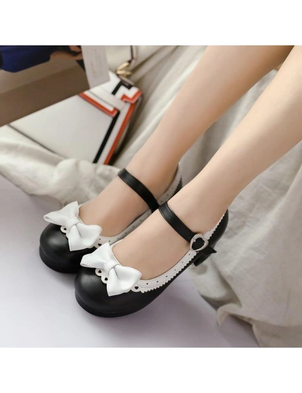 Sweet Doll Heels - White T-Bar - 9.5, hi-res image number null