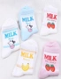 Strawberry Milk Socks - White Strawberry Milk, hi-res