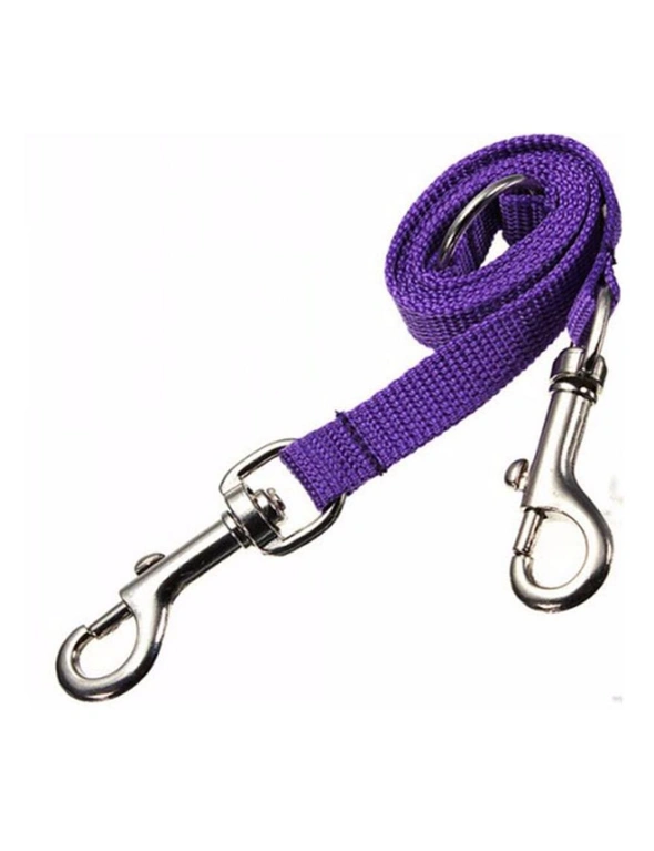 Purple Double Dog Leash 1.581Cm - Purple, hi-res image number null