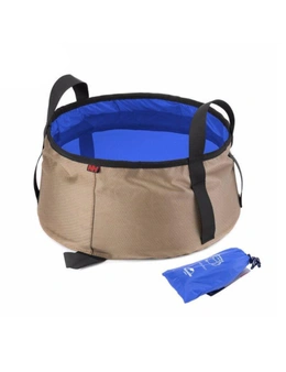 Blue Naturehike 10L Water Washbasin Portable Outdoor Nylon Folding Wash Bag - Blue