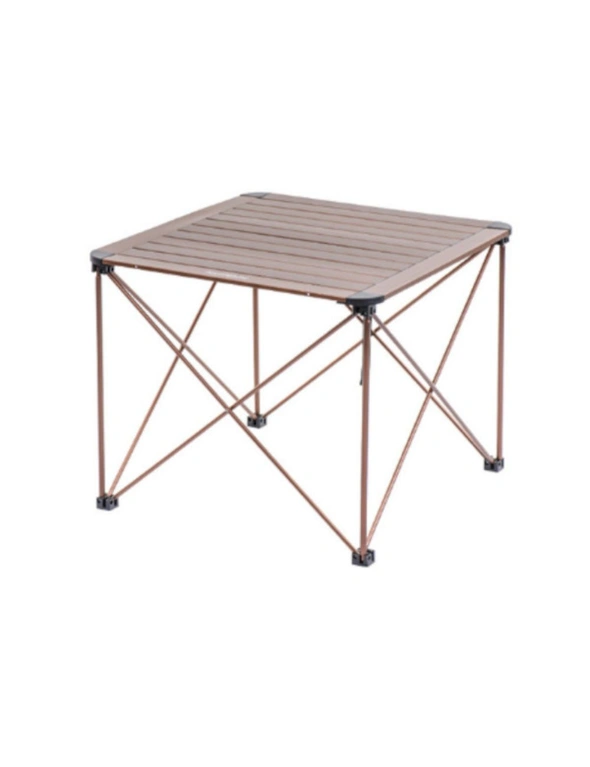 Champagne Naturehike Camping Hiking Picnic Aluminium Outdoor Folding Table - Small, hi-res image number null