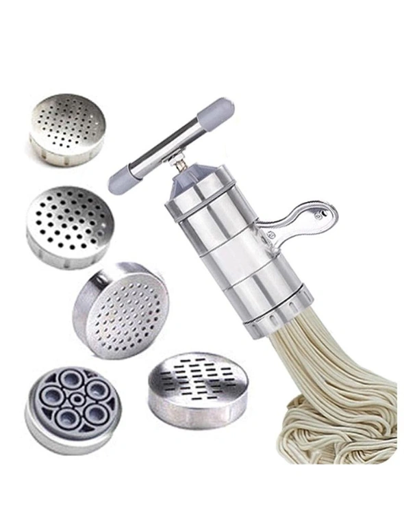 Manual Noodle Maker Pasta Machine With Pressing Moulds Kitchenware, hi-res image number null