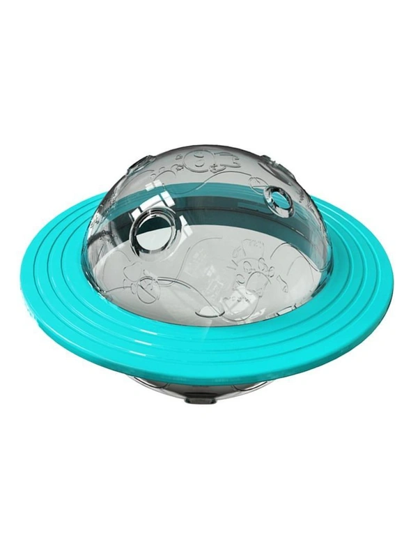 Ufo Flying Frisbee Feeder For Dogs Pet Toy - Yellow, hi-res image number null