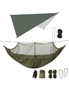 Double Person Hammock With Awning And Mosquito Net Outdoor Camping, hi-res