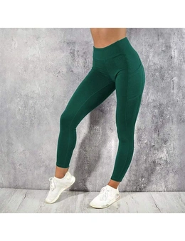 Women's Gym Tights & Leggings High Waist Leggings With Side Pocket Yoga Fitness Slim Pants