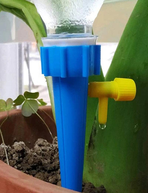 Water Features & Fountains 4 Or 8-Pack Automatic Garden Cone Plant Watering Spike Drip Irrigation - Four, hi-res image number null