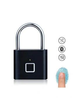 Electronic Door Locks & Handles Rechargeable Fingerprint Smart Lock Padlock