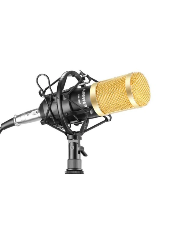 Microphones Bm-800 Uni-Directional Professional Studio Broadcasting & Recording Condenser Microphone Mic With Shock Mount - Red, hi-res image number null