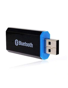 Speakers Usb Bluetooth Receiver Adapter Wireless Audio Car Kit Music Home/Car Stereo Sound System Portable Speakers Headphone - Blue