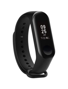 Watches Silicone Wristband For Xiaomi Mi Band 3- Black - Black