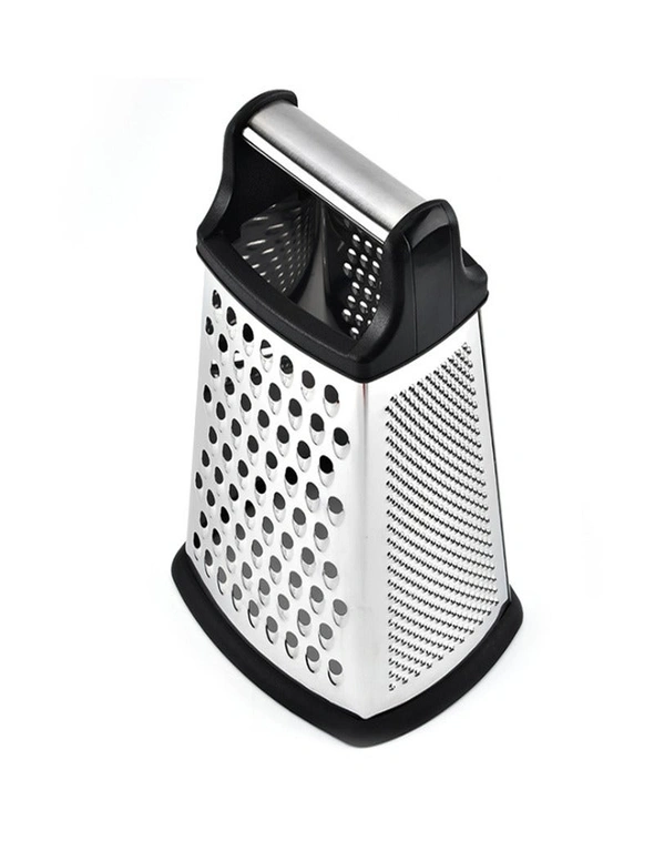 Professional Box Grater Stainless Steel With 4 Sides Best For Parmesan Cheese Vegetables Ginger, hi-res image number null