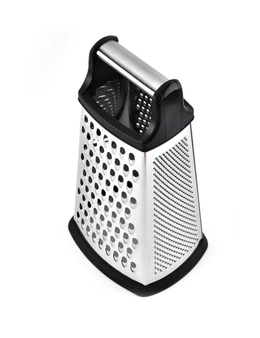 Professional Box Grater Stainless Steel With 4 Sides Best For Parmesan Cheese Vegetables Ginger