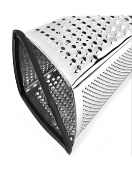 Professional Box Grater Stainless Steel With 4 Sides Best For Parmesan Cheese Vegetables Ginger