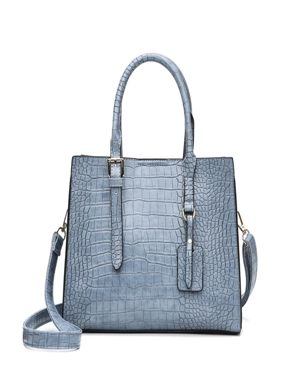 Classic Alligator Pattern Pu Leather Shoulder Crossbody Bag Women Large Capacity Luxury Handbags, hi-res image number null