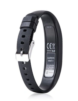 Official Texture Watch Strap For Garmin Vivofit 4- Black L