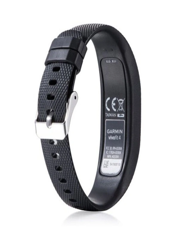 Official Texture Watch Strap For Garmin Vivofit 4- Black L, hi-res image number null