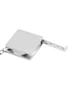 Mini Steel Tape Measure Keychain Measure Tape- Silver, hi-res