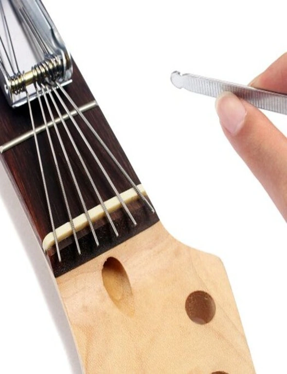 Guitar Ukulele Nut/ Bridge Files Filing Tool Set Sander Cuts Better And Cleaner For New- Blue, hi-res image number null