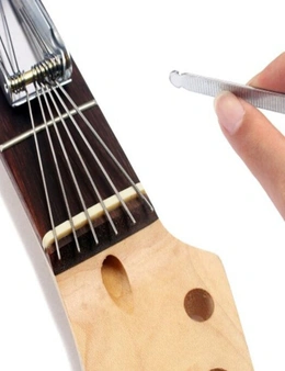 Guitar Ukulele Nut/ Bridge Files Filing Tool Set Sander Cuts Better And Cleaner For New- Blue